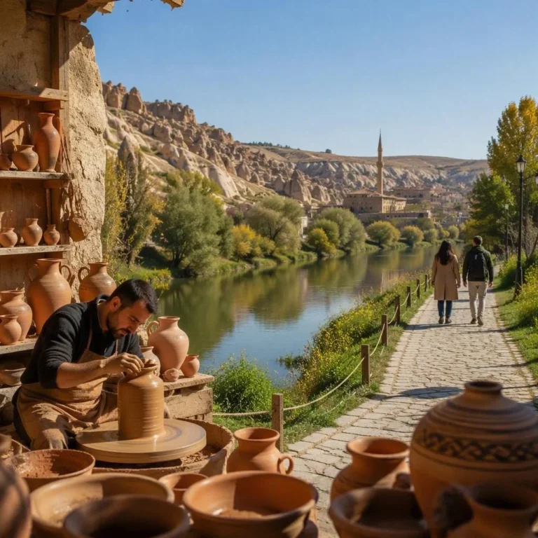 Nevşehir’de Avanos’ta Ne Yapılır? Kızılırmak Kıyısı, Çömlek Atölyeleri ve Yürüyüş Rotası