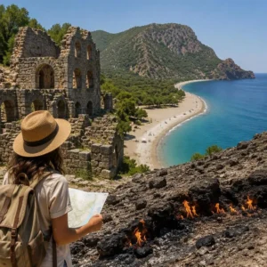 Olympos ve Çıralı Aynı Gün Gezilir mi? Antik Kent, Sahil ve Yanartaş İçin Rota Planı
